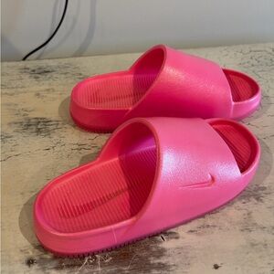 Nike Bright Pink Slide Sandals kids 4